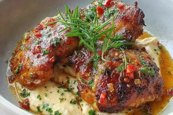 Air Fryer Garlic Butter Chicken Thighs