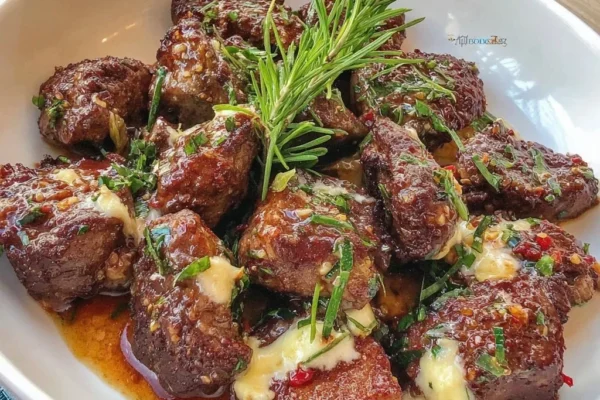 High-Protein Honey Garlic Steak Bites